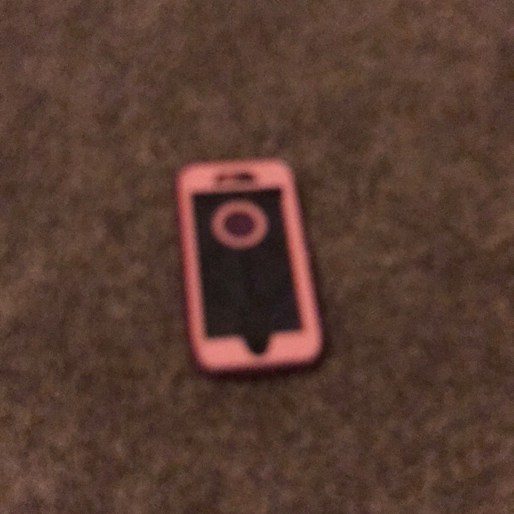 Pink and purple otter box phone case